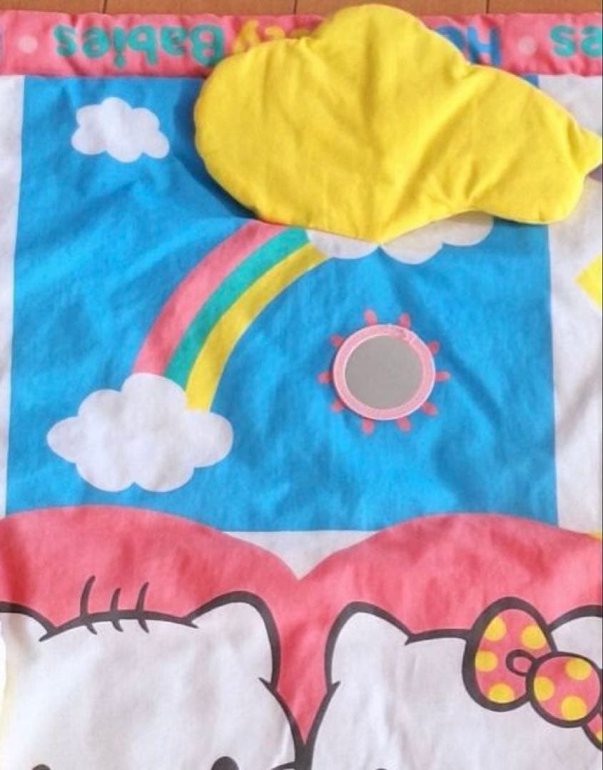 【美品】Sanrio ヴィンテージ　ハローキティマット　平成レトロ　y2k