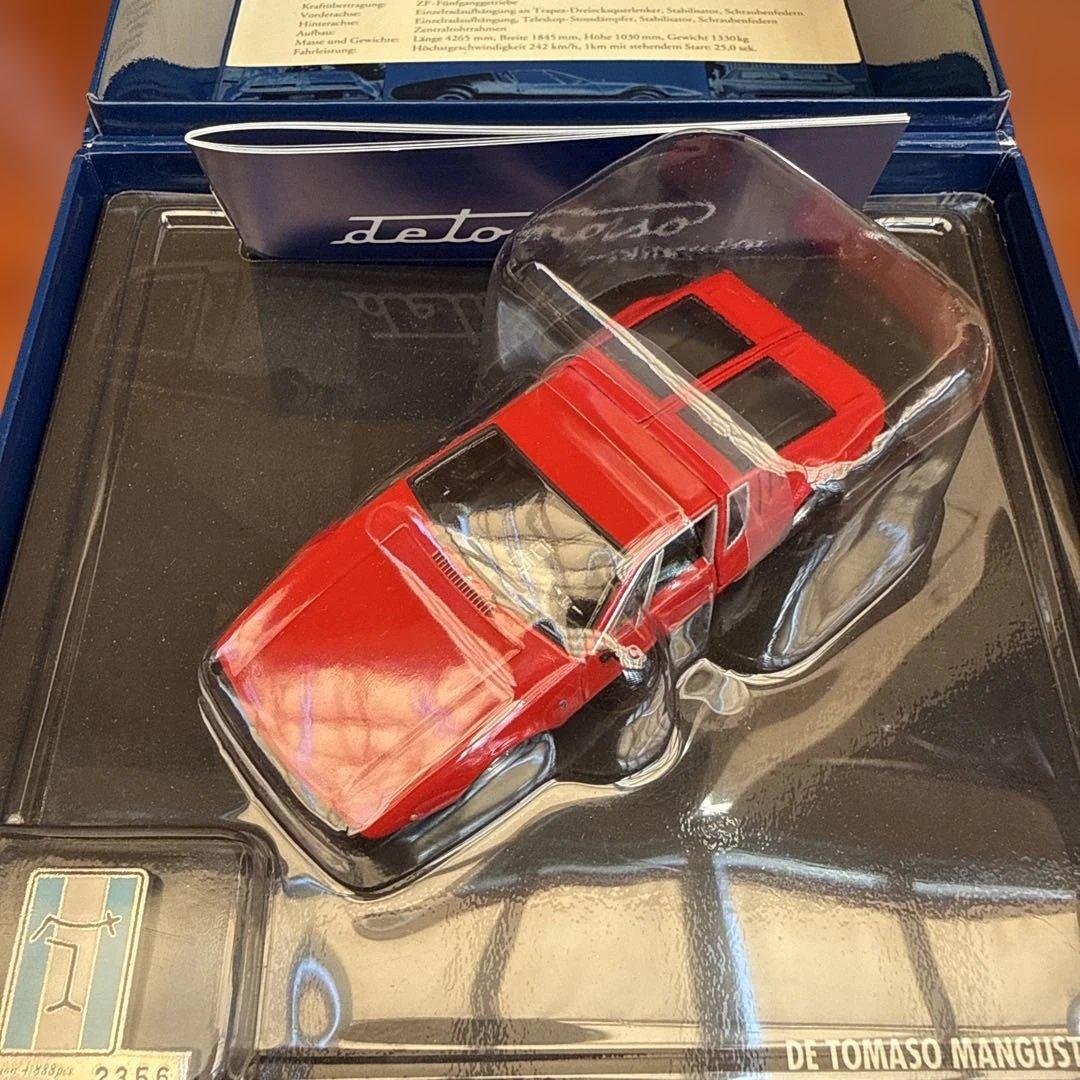 No118.ミニチャンプスDe Tomaso Mangusta 1969 Red