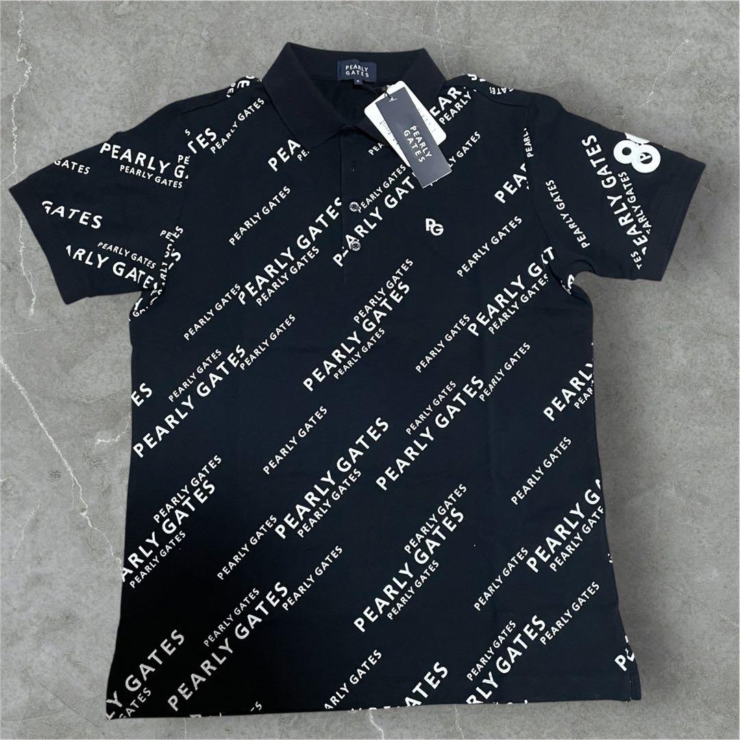 PEARY GATES ポロシャツ XL ブラック　ロゴ入り 　ブラック　新品