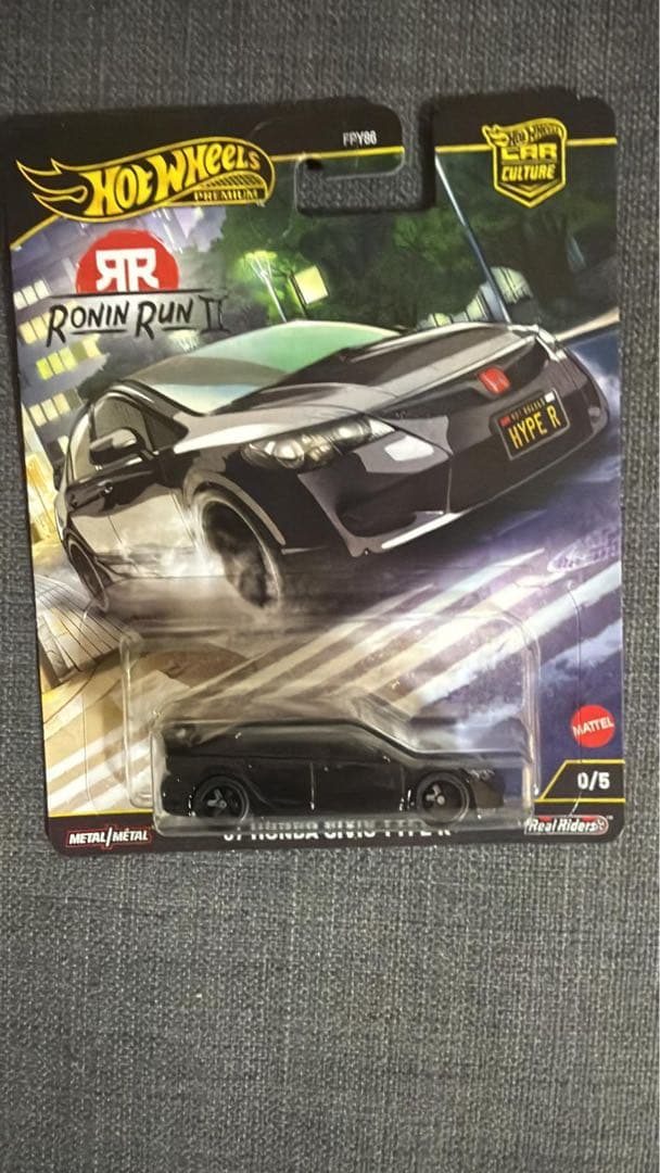 セットB チェイス日産GT-R R34 ホイールエラー品とシビック07 タイプR