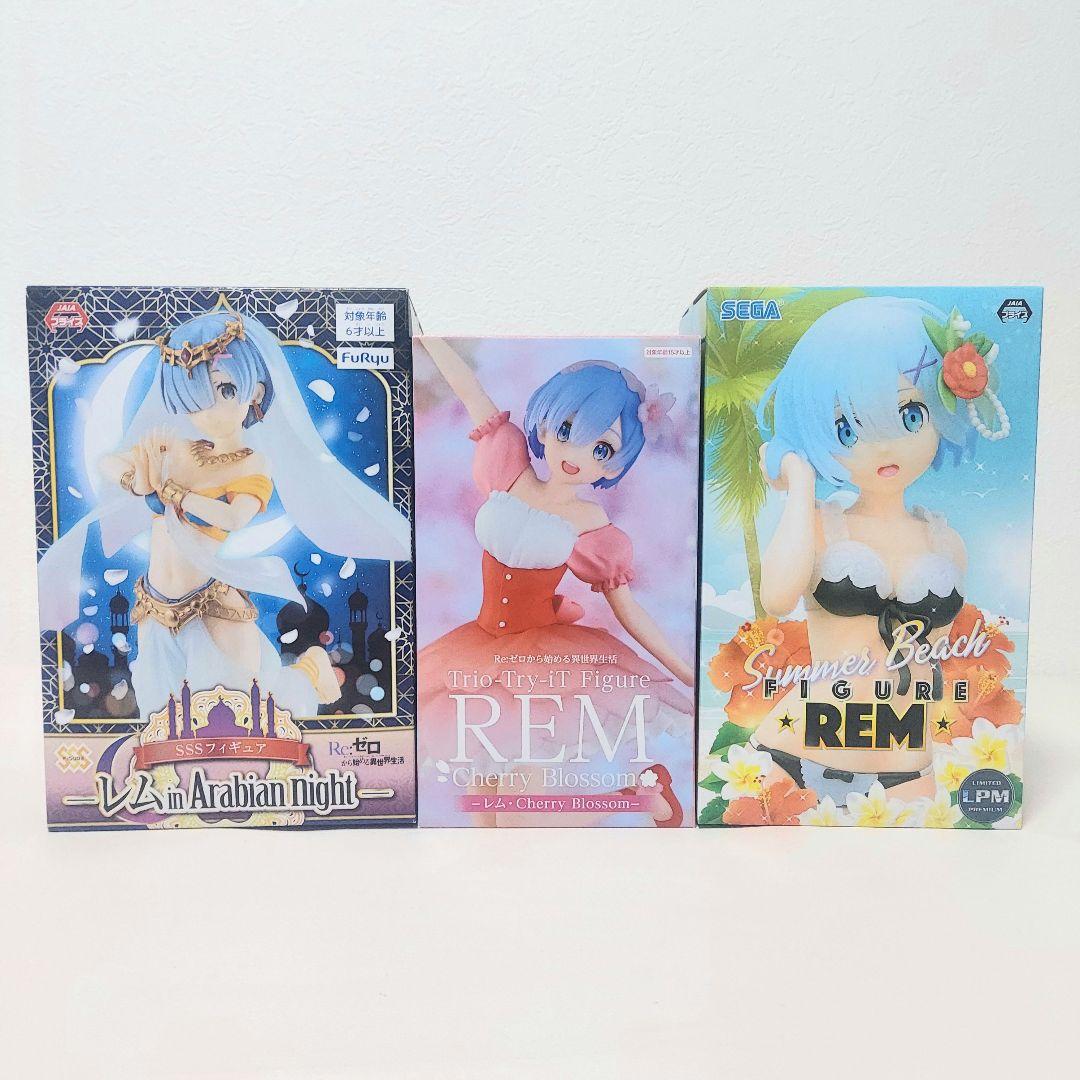【送料込み】アニメ リゼロ キャラクターグッズ 美少女 フィギュア セット売り