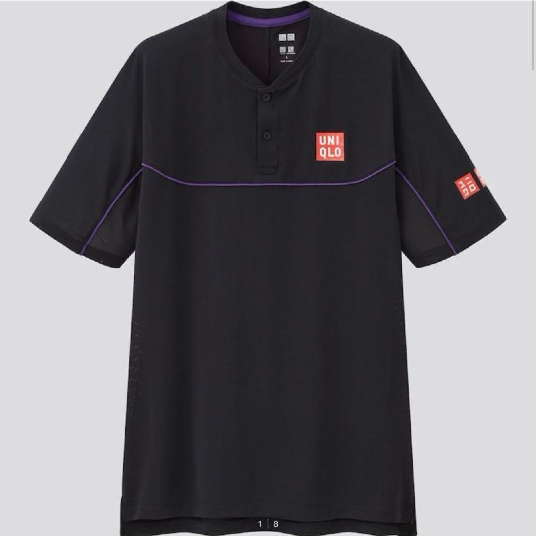【新品3枚セット】ユニクロ RFドライEXポロシャツ フェデラー XS 黒