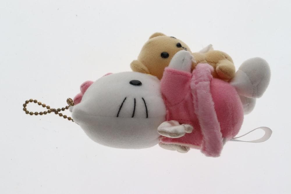 ◆ハローキティ ペアエンジェル キーホルダー ぬいぐるみ サンリオ　10078