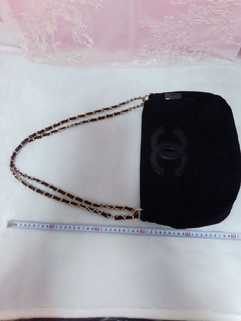 CHANEL インプレッション ショルダーバッグブラックロゴ入り