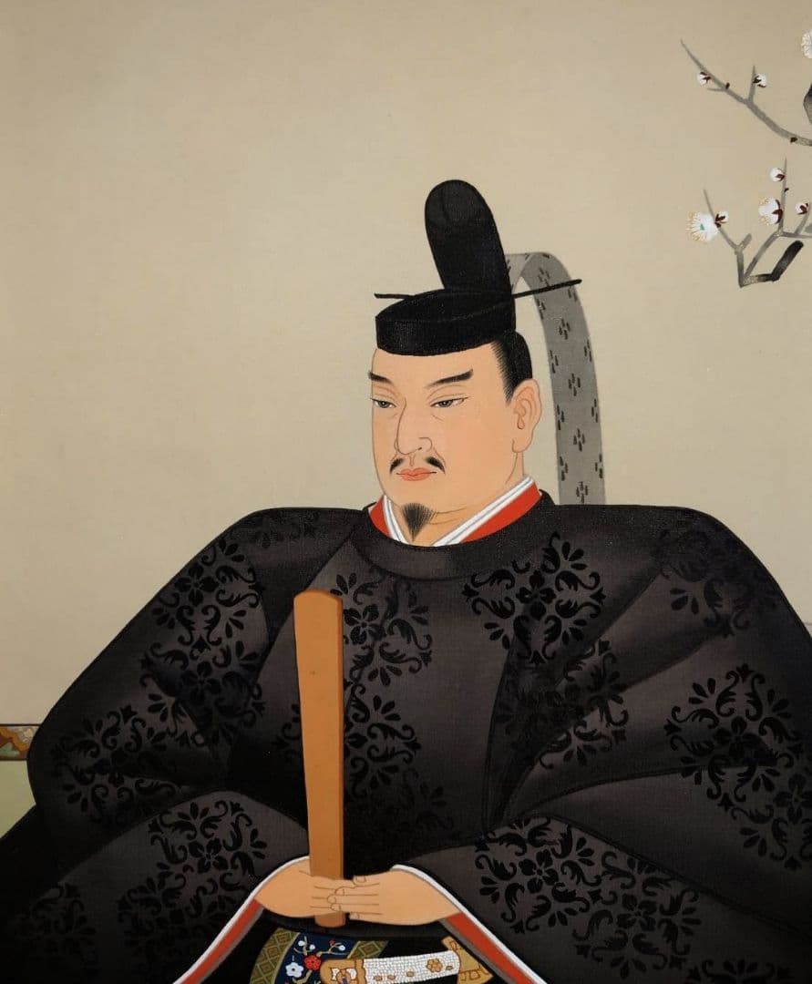 4-3　掛け軸　高尚　天神図