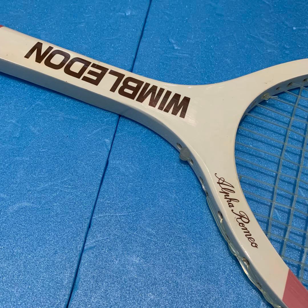 激レア品 Alfa Romeoテニスラケット ノベリティ WIMBLEDON