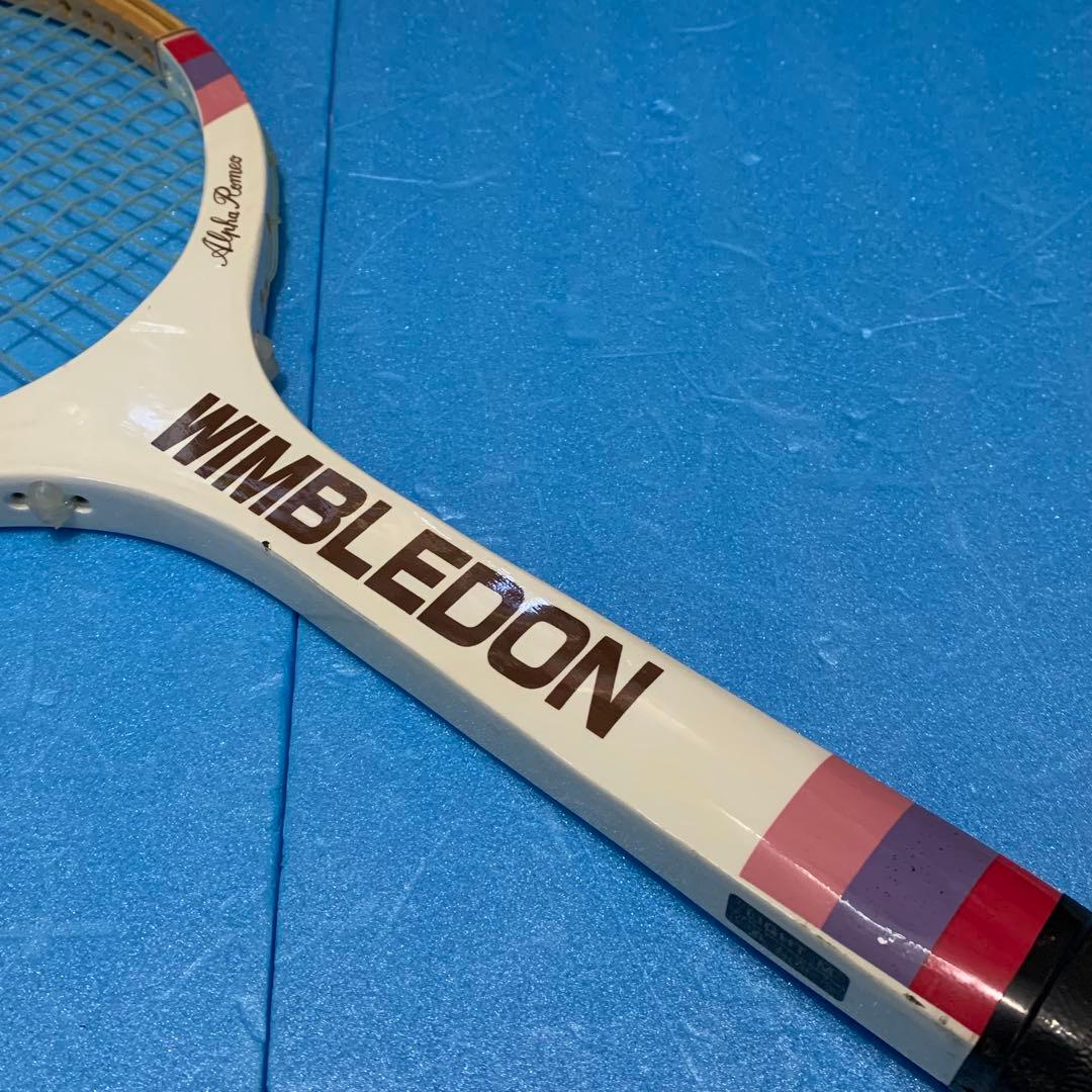 激レア品 Alfa Romeoテニスラケット ノベリティ WIMBLEDON