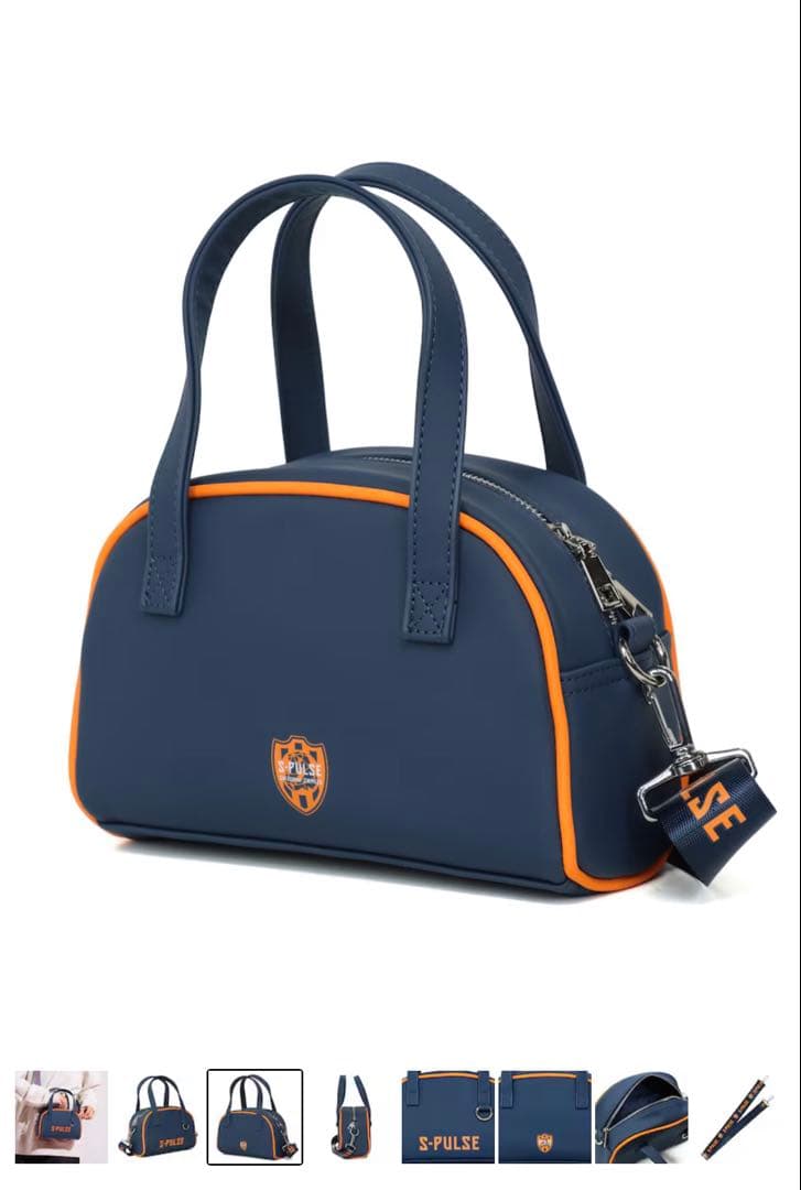 S-PULSE ミニボストンバッグ　ネイビー　エスパルス