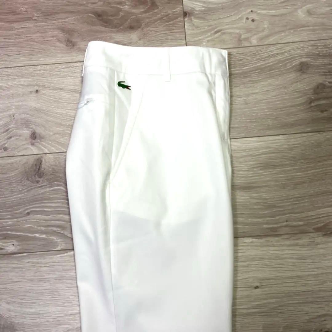 【超美品】ラコステ スポーツ パンツ レディース34ゴルフウェア