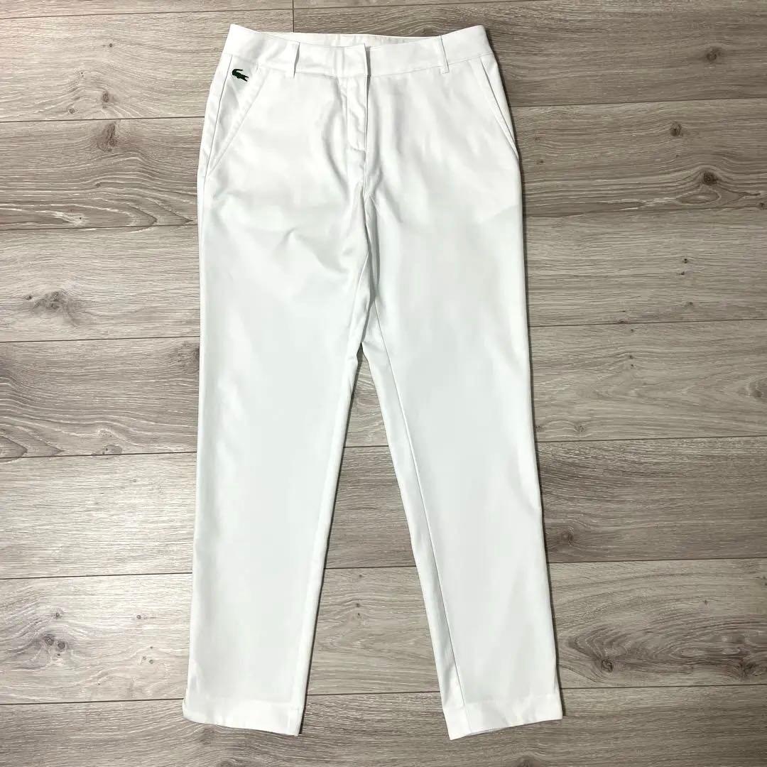 【超美品】ラコステ スポーツ パンツ レディース34ゴルフウェア