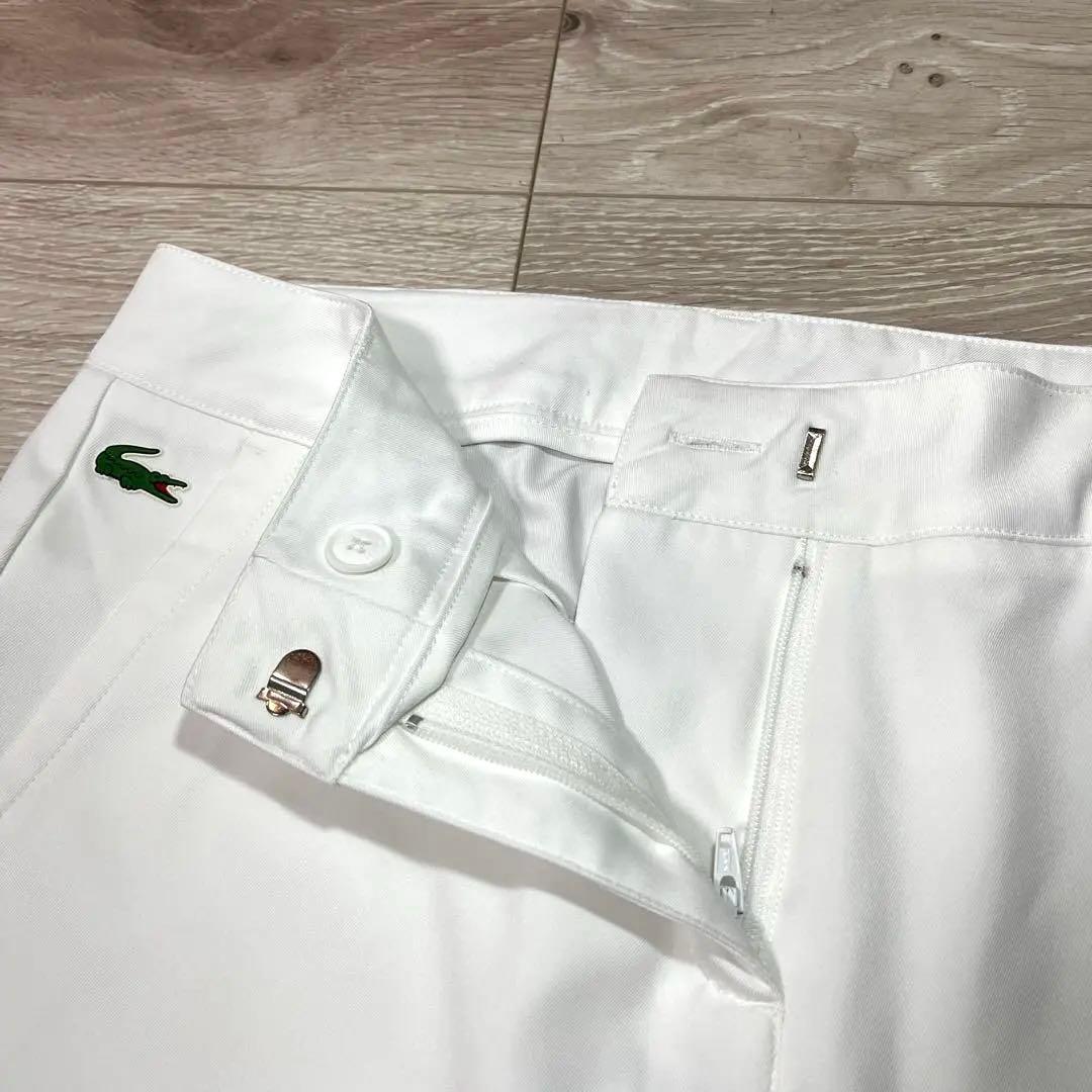 【超美品】ラコステ スポーツ パンツ レディース34ゴルフウェア