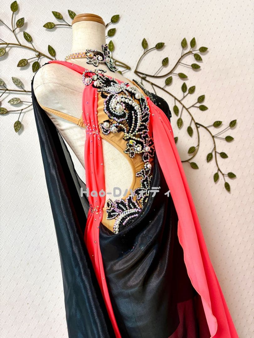 新品★ラテンドレス★SM★社交ダンス★ドレープ★パーティー★競技会★ルンバ