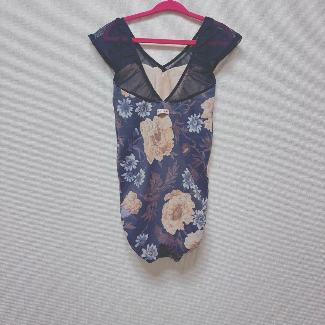 新品タグ付stina♡Jr.S old flower charcoal/girl