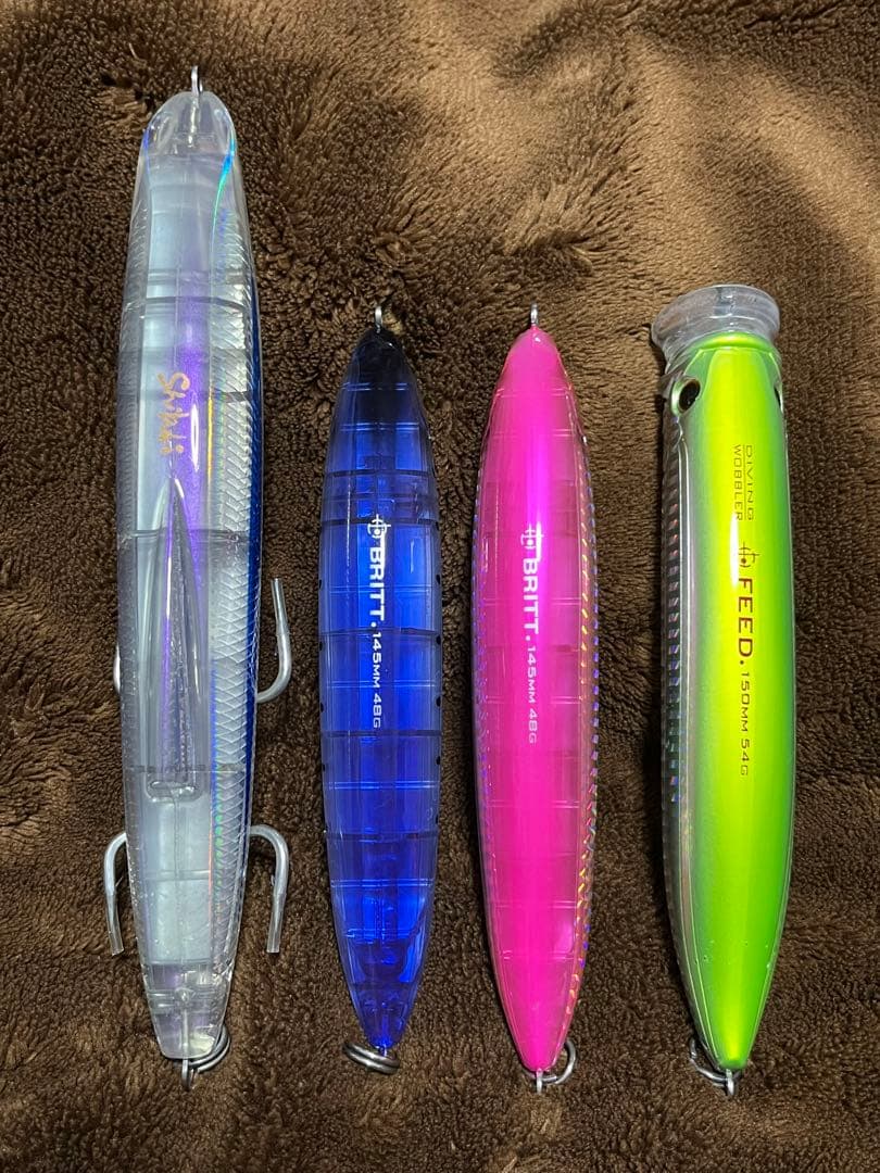 タックルハウス　ヒラマサ、マグロキャスティング　トップウォータープラグ4本セット