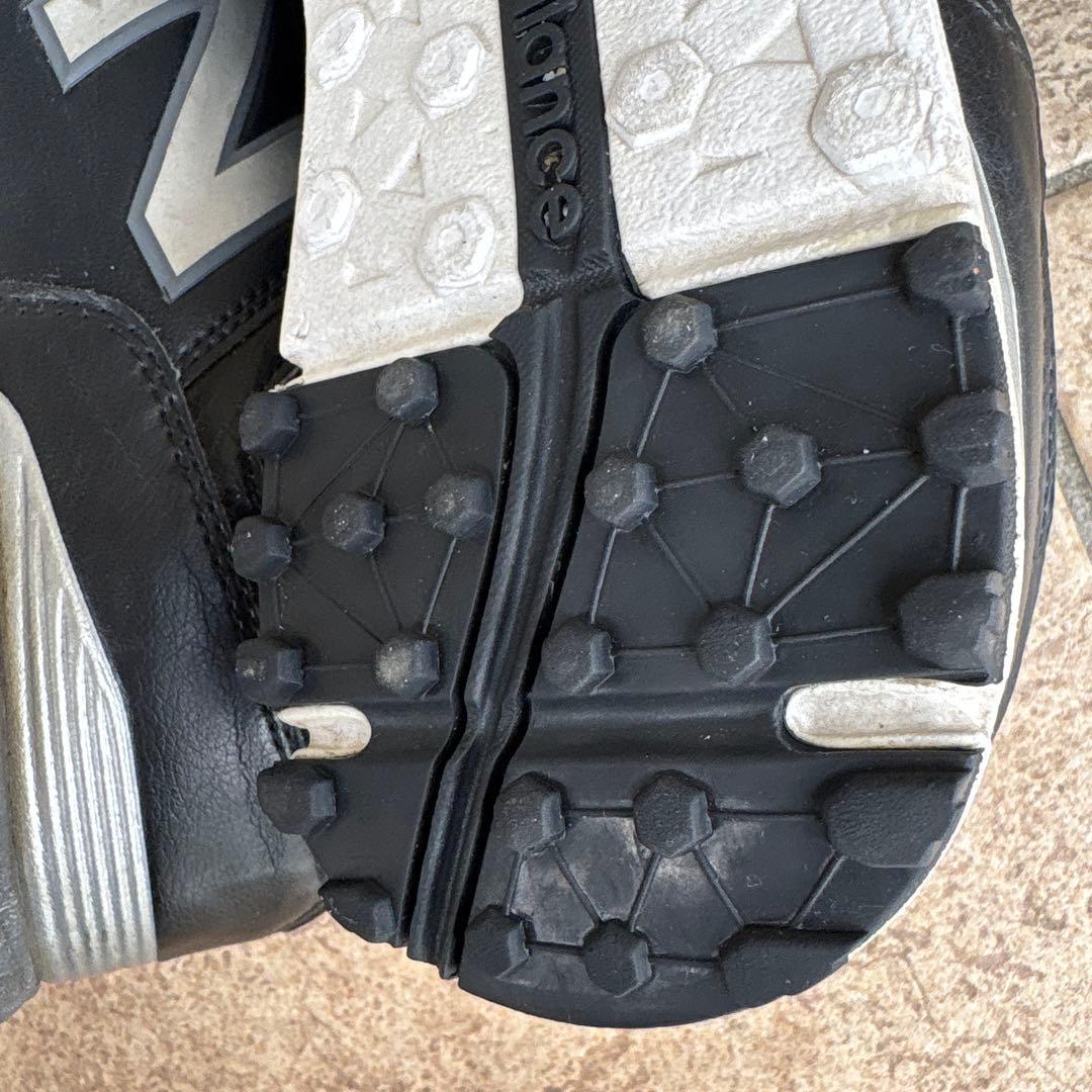 New Balance 574 ブラック ゴルフシューズ