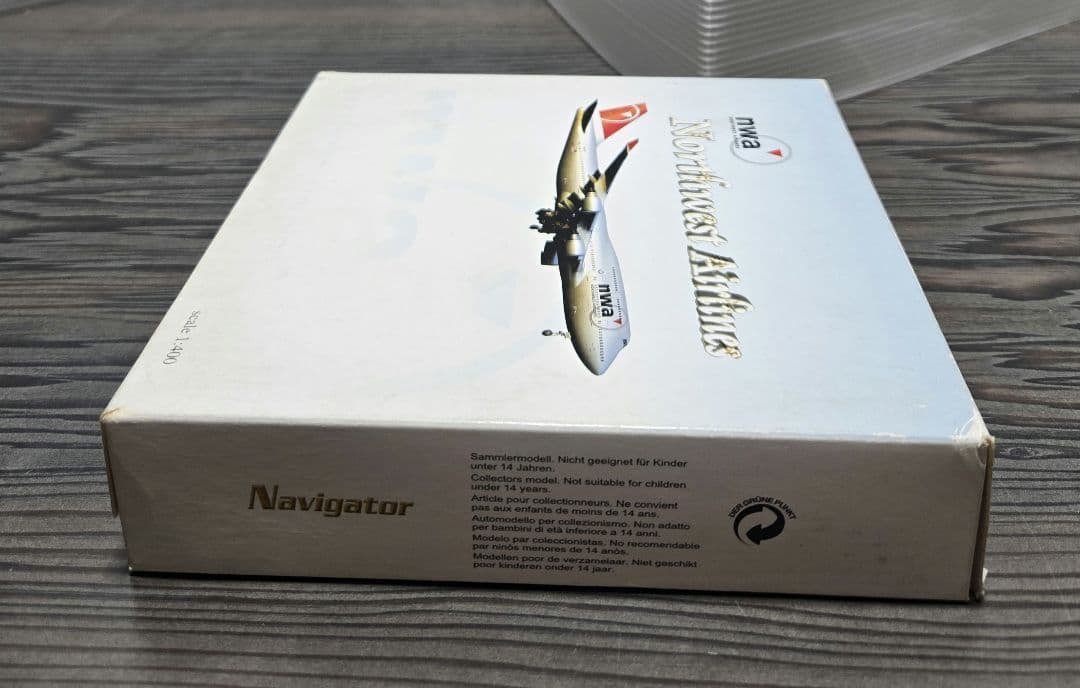 Navigator　1/400　B747-451　nwaノースウエスト　ジャンク