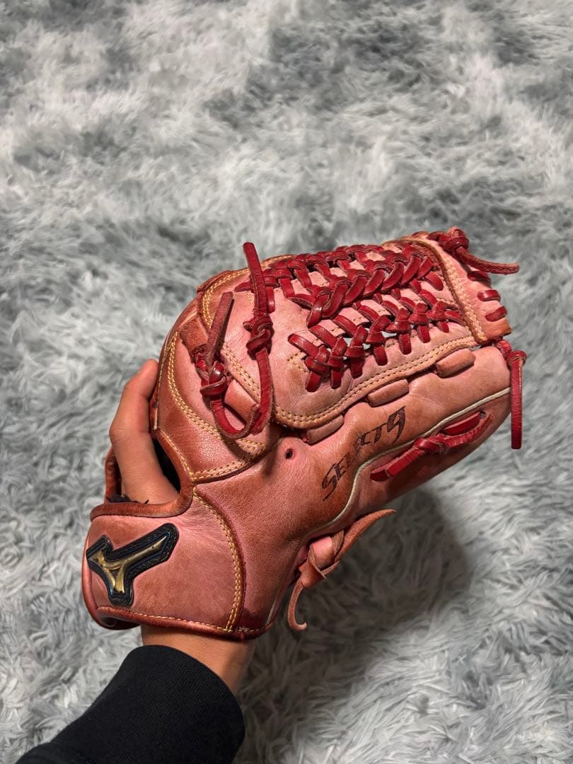 Mizuno 軟式グローブ セレクト 赤