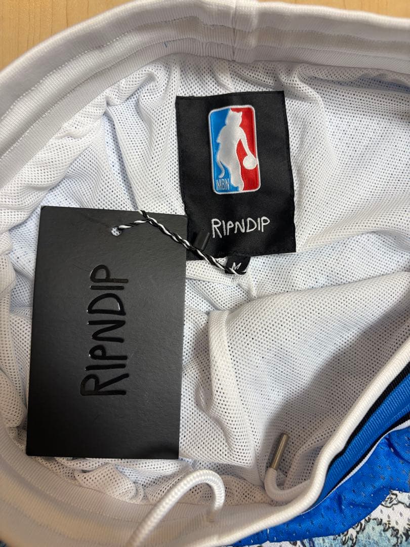 RIPNDIP バスケットボールパンツ 波デザイン