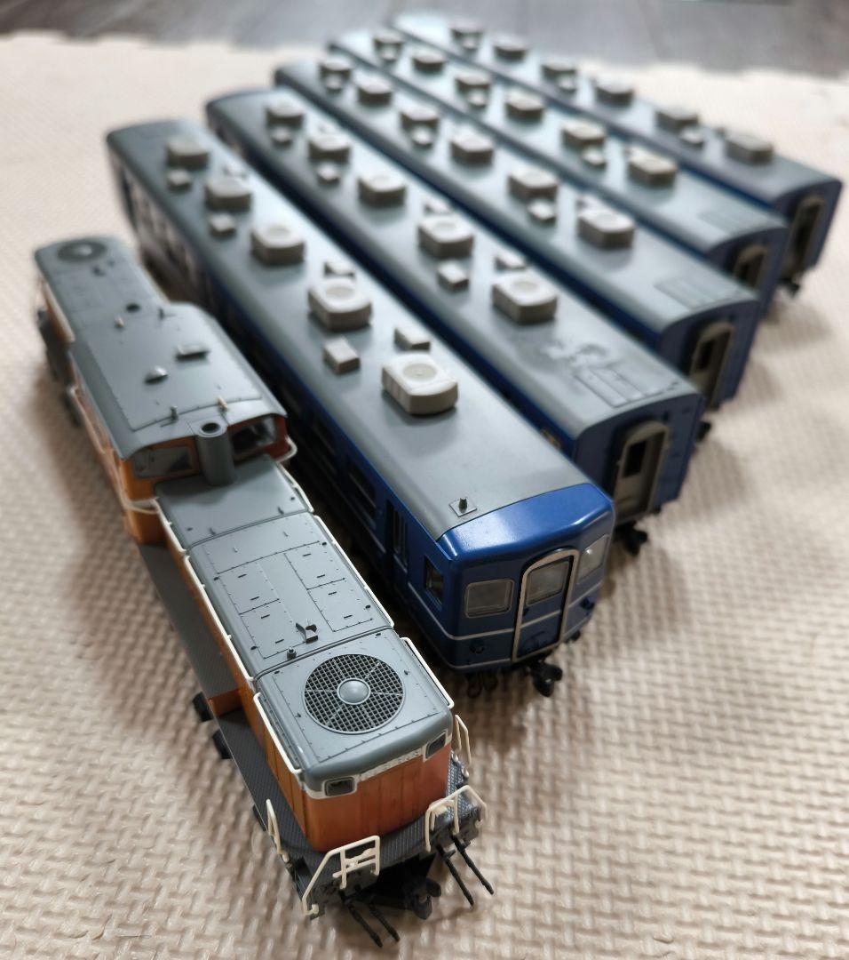 HOゲージ KATO dd51 20系客車5両セット