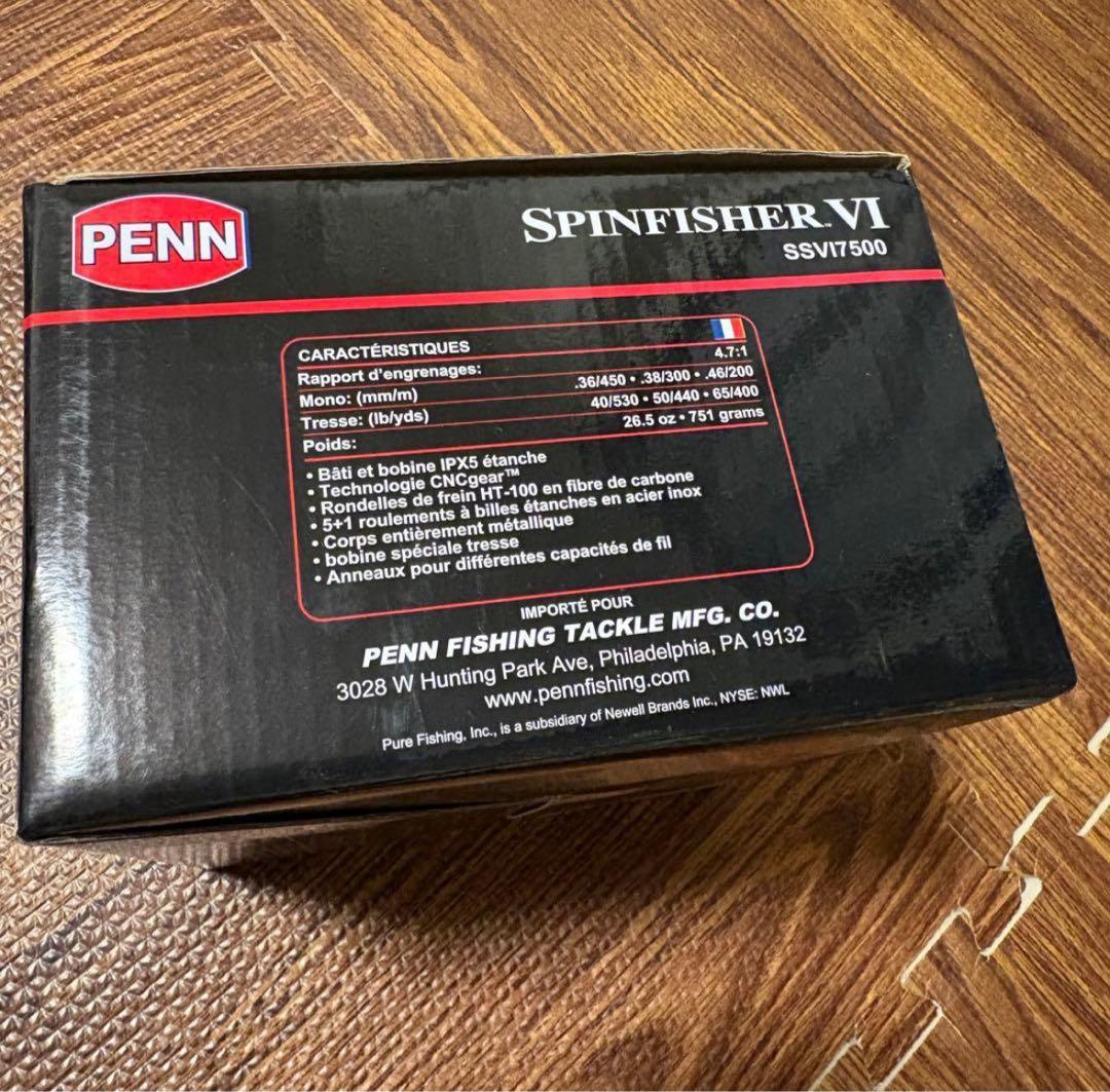 ペン　リール スピンフィッシャー PENN Spinfisher Ⅵ 7500