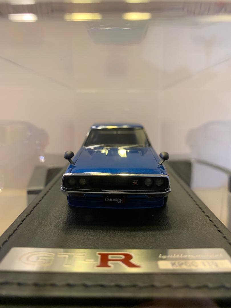 イグニッションモデル　1/43 スカイライン　GT-R KPGC110 ブルー