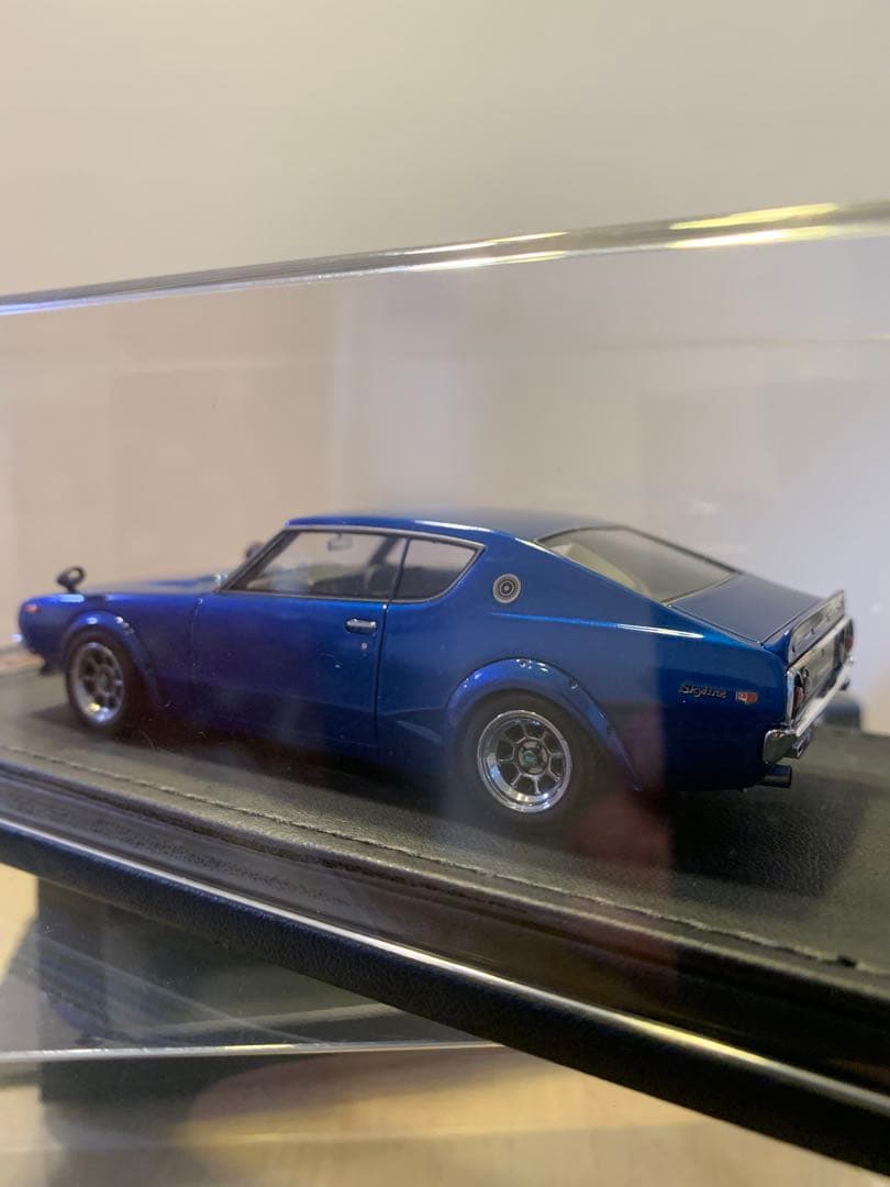 イグニッションモデル　1/43 スカイライン　GT-R KPGC110 ブルー