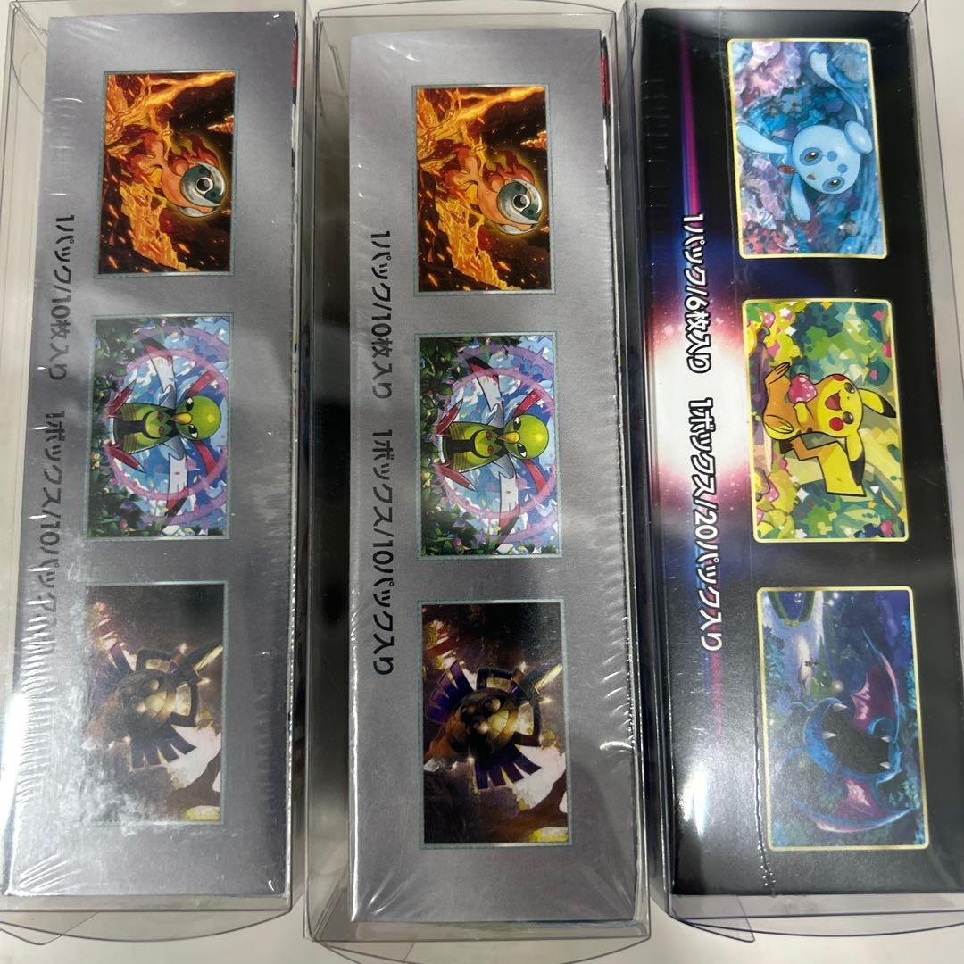 シュリンク付き ポケモンカード テラスタルフェスex まとめ3BOX