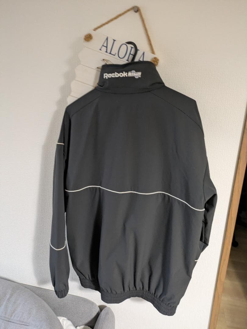 Reebok ハーフジップジャケット L ブラック