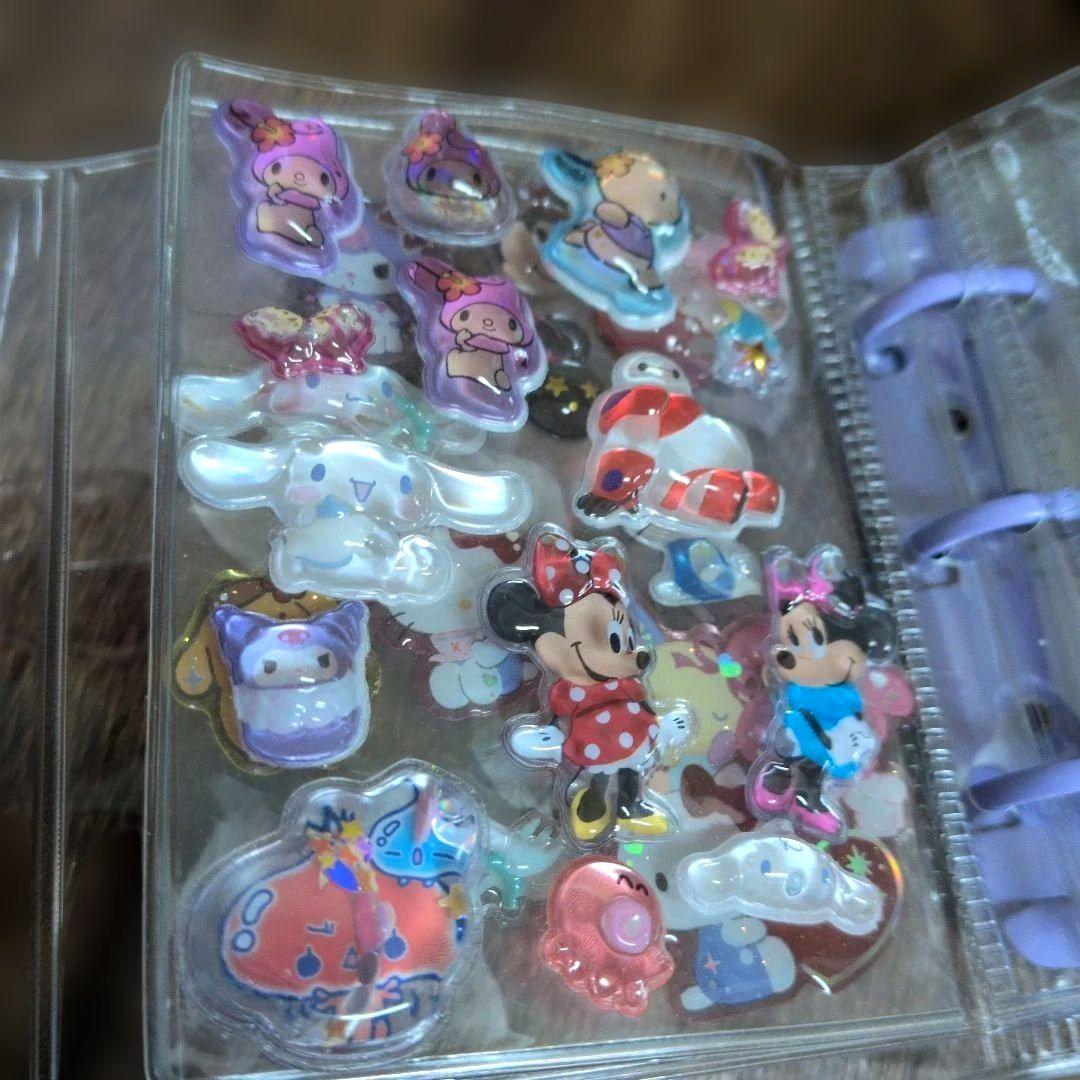 シール帳完成品　サンリオ　ディズニー　パワパフボンボンドロップ　プチド