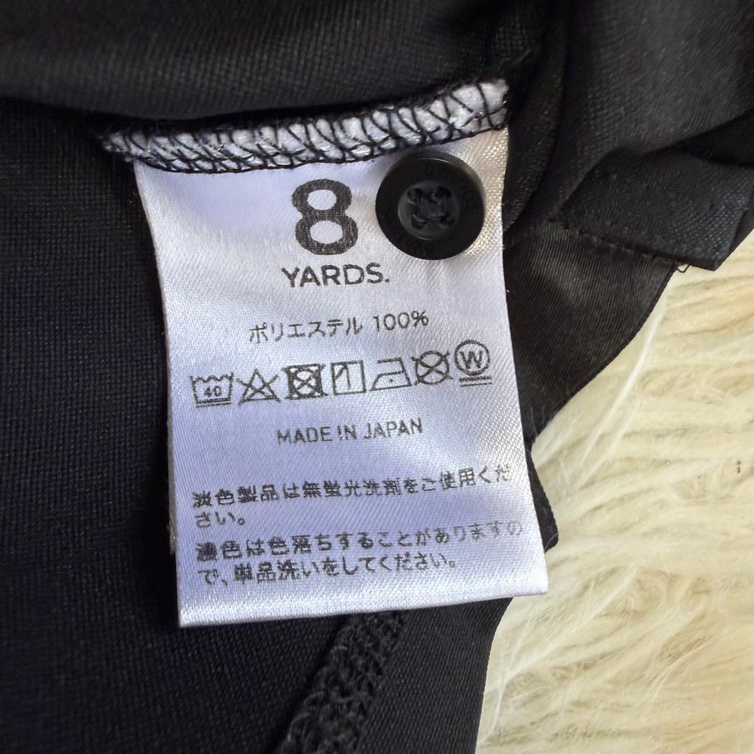 【ハチヤーズ】美品 ポロシャツ ブラック ロゴ Sサイズ レディース
