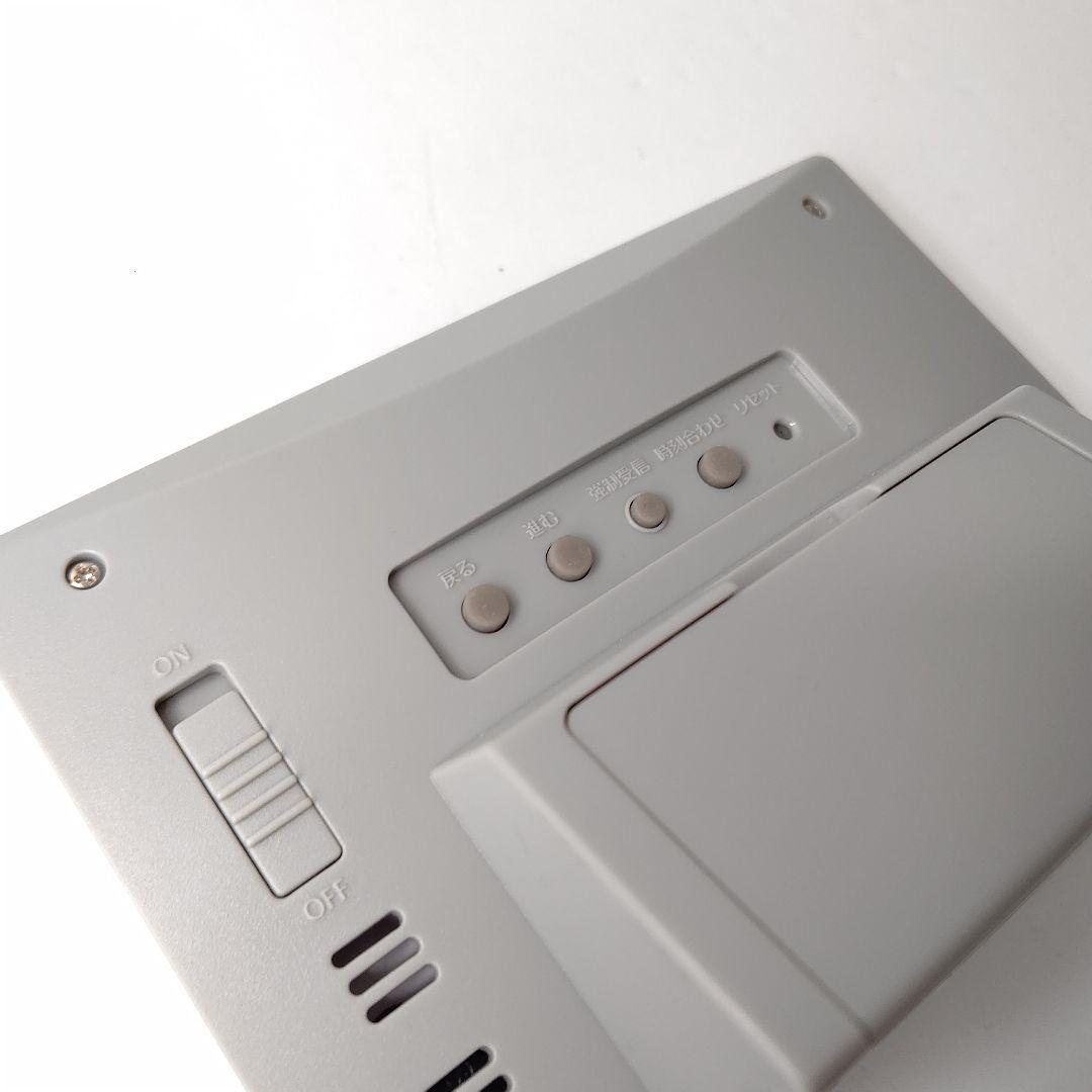 フランフラン　リズム　電波　目覚まし時計　極美品　置時計　ライト　8RZ167