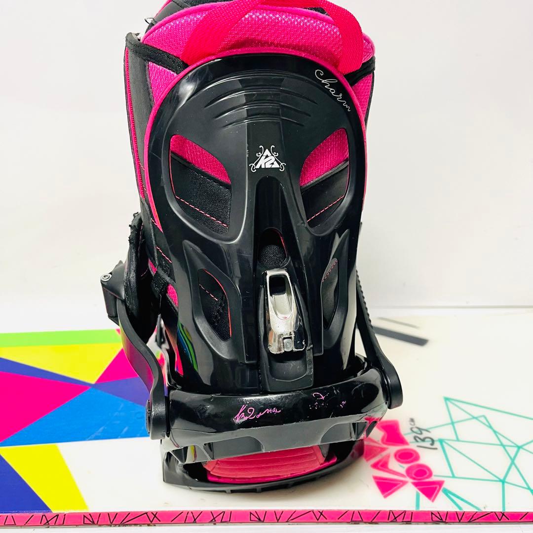 レディース　K2 スノボ3点セット　スノーボード　女性用　ウーメンズ　ボアブーツ