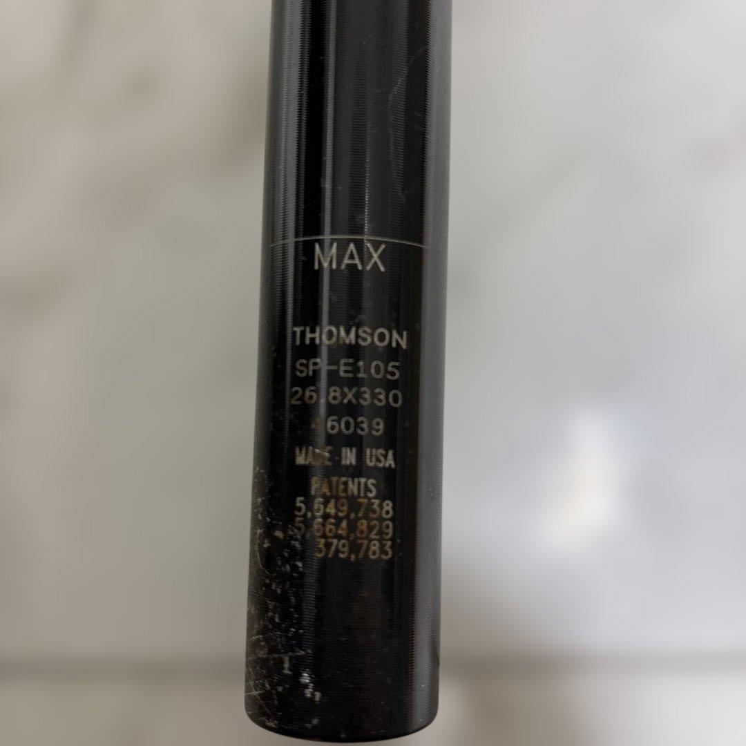 THOMSON シートポスト SP-E105 26.8x330mm 希少サイズ