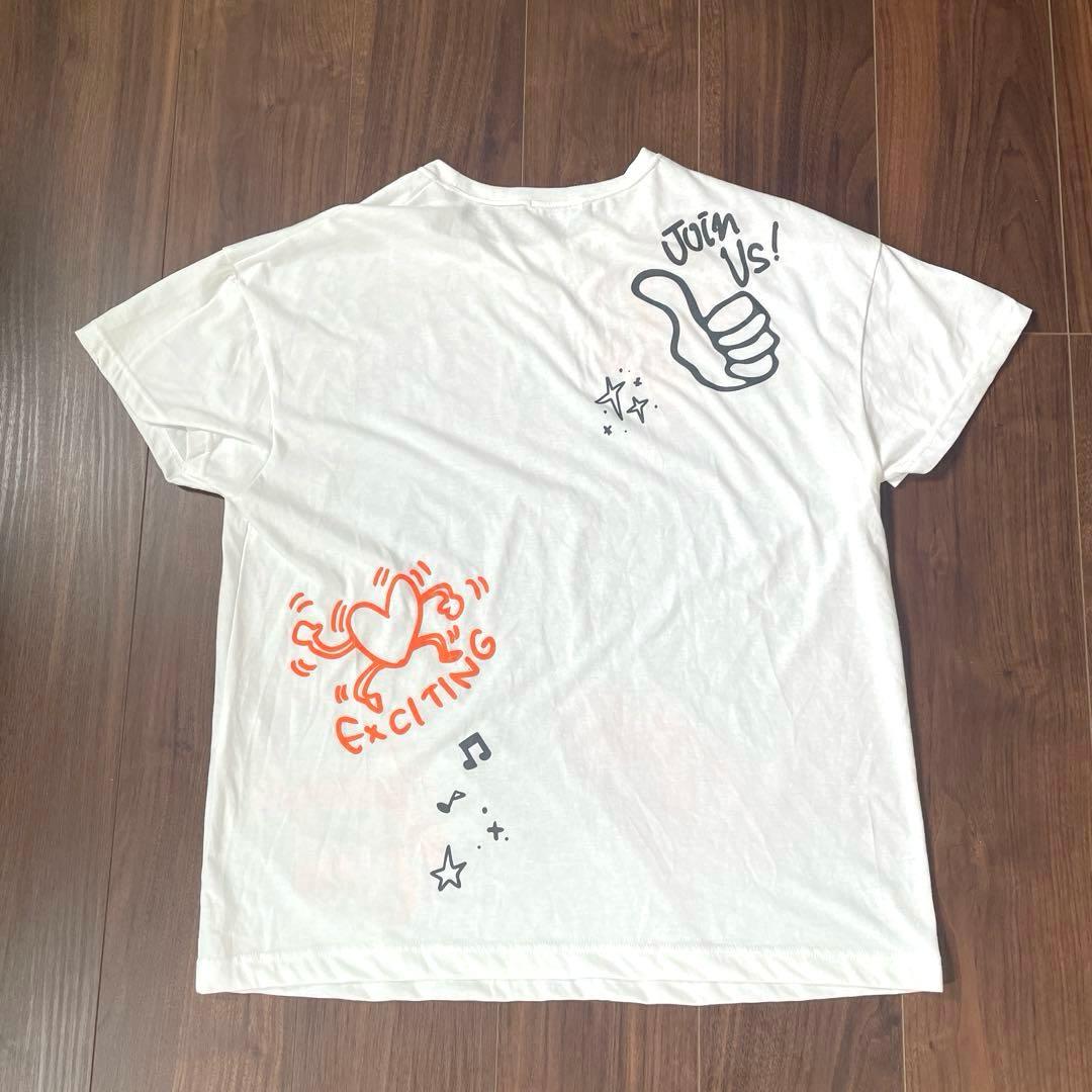 jumpone グラフティーTシャツ　White