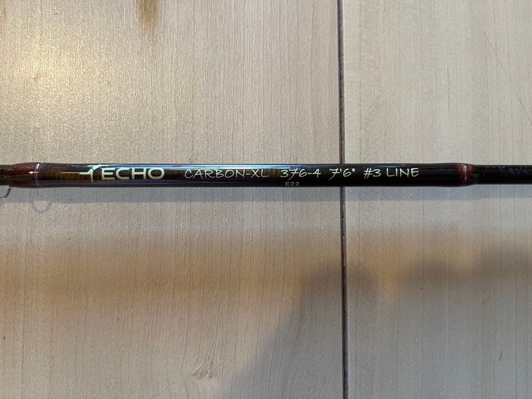 ECHO CARBON-XL 7'6\" #3 LINE フライロッド