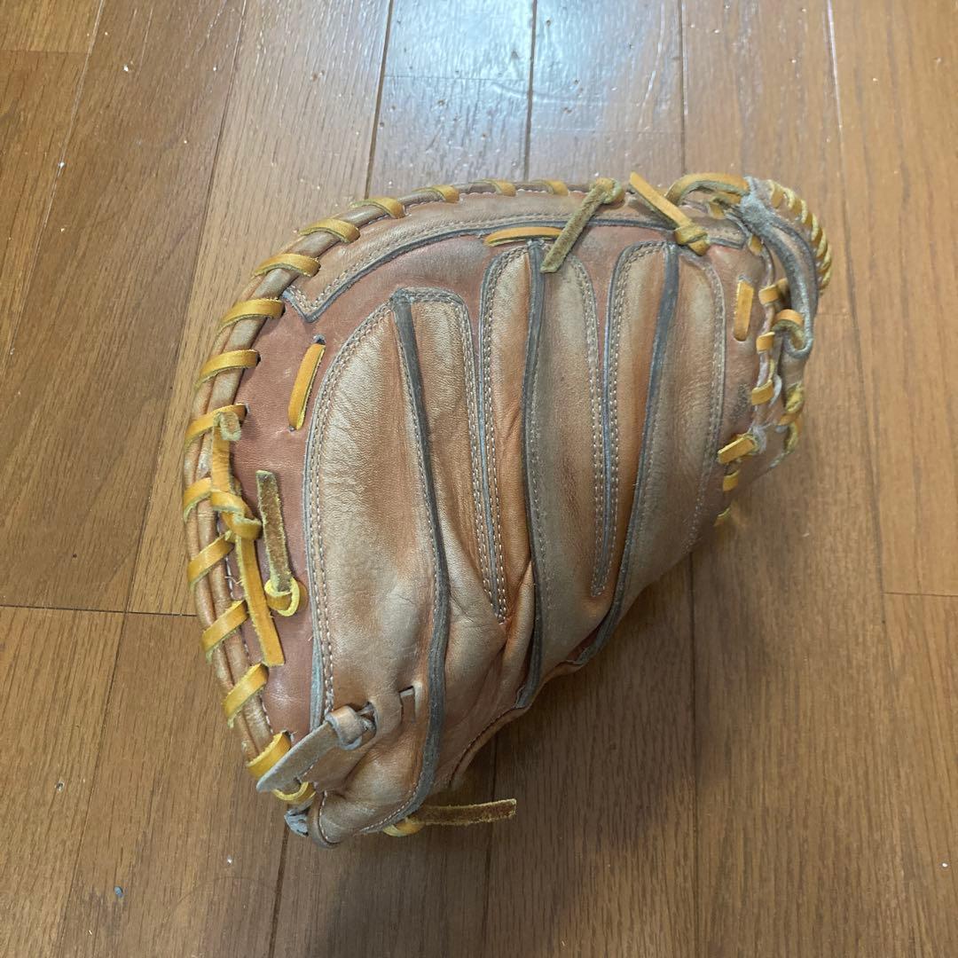 ZETT キャッチャーミット 王冠ラベル 軟式