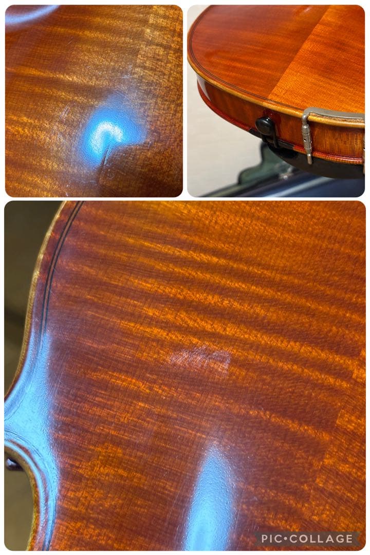 【美品】スズキ　バイオリン　No.520 4/4 1990年　弓ARCHET