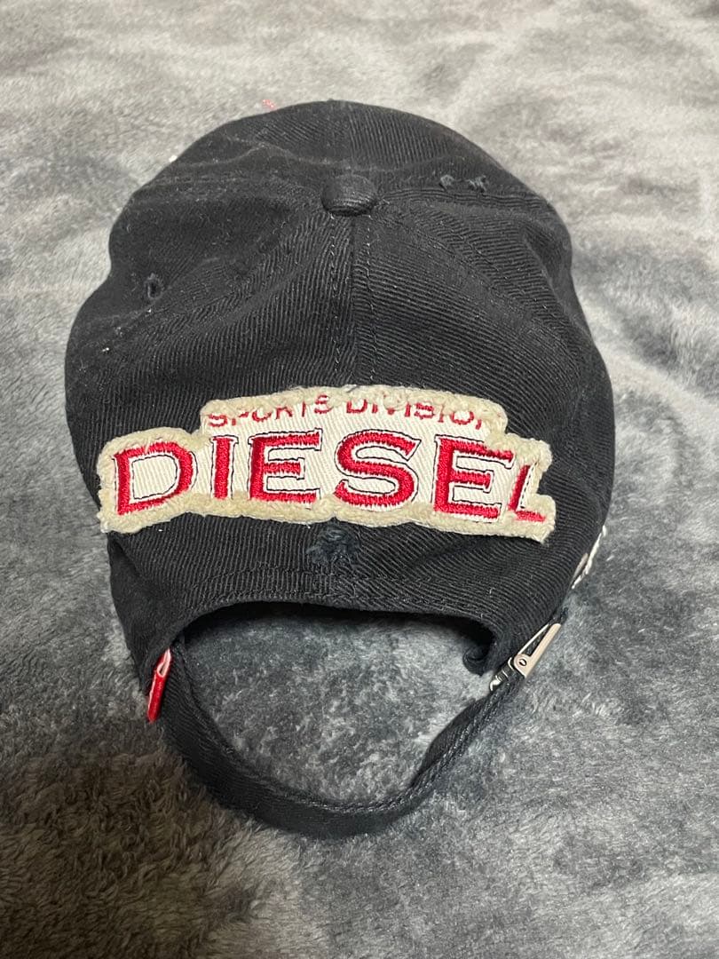 diesel 1978年刺繍入り黒キャップ 未使用