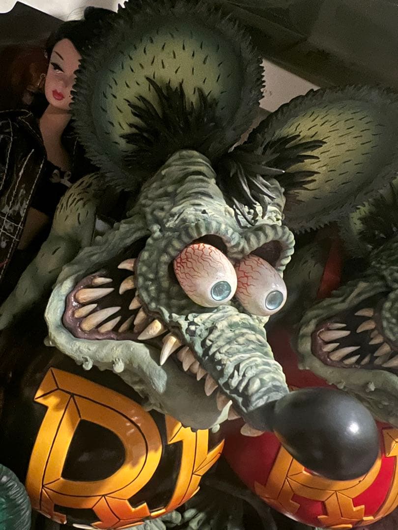 超激レア RAT FINK TRIMS製 レジンスタチュー ブラックver