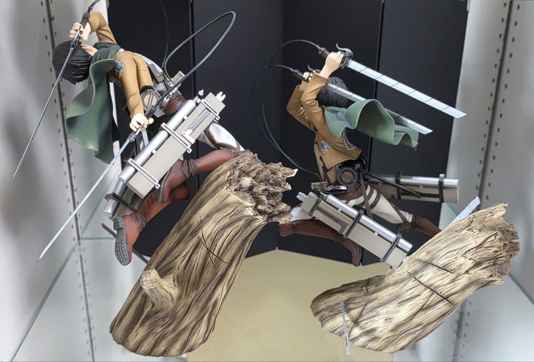 ARTFX J 進撃の巨人 エレン・イェーガー リヴァイ 1/8 フィギュア