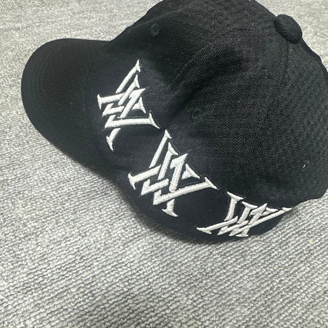 ANEW黒の刺繍ロゴキャップ
