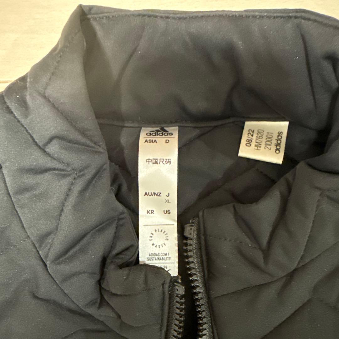 adidas 黒 XL ゴルフキルティングベスト