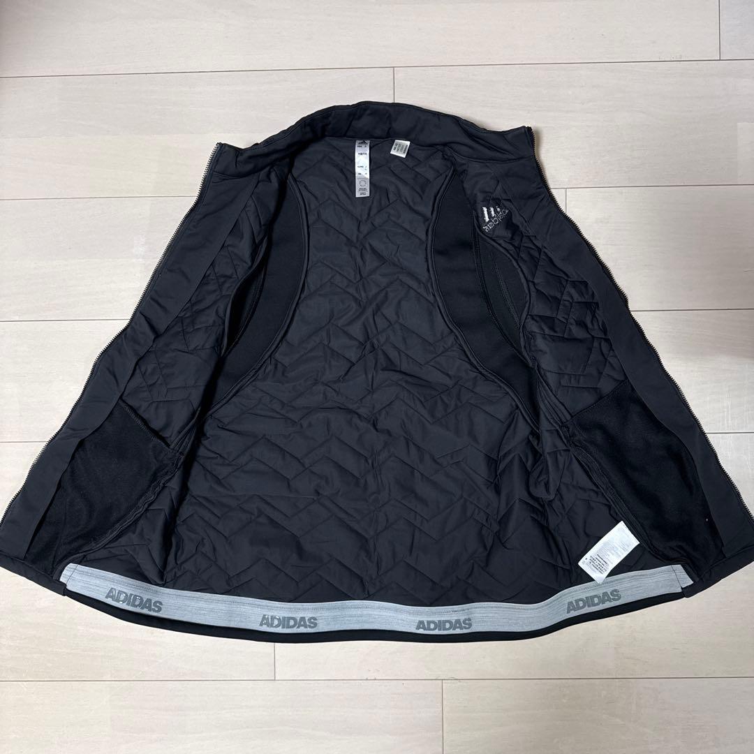 adidas 黒 XL ゴルフキルティングベスト