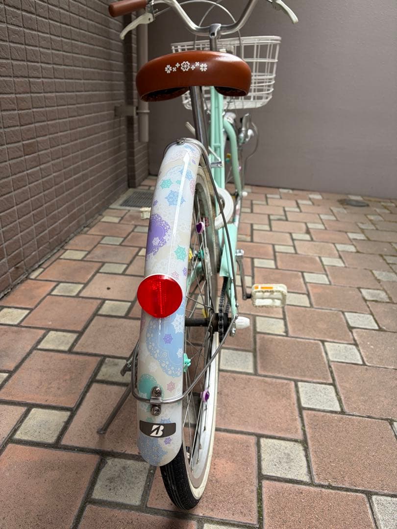 ブリヂストン リコリーナ 22型 変速なし E.Xミストグリーン RC20