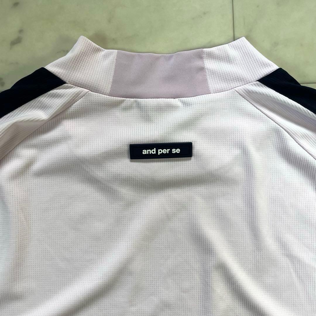 AND PER SE アンパスィ 2023年モデル ハイネック 長袖Tシャ ツ