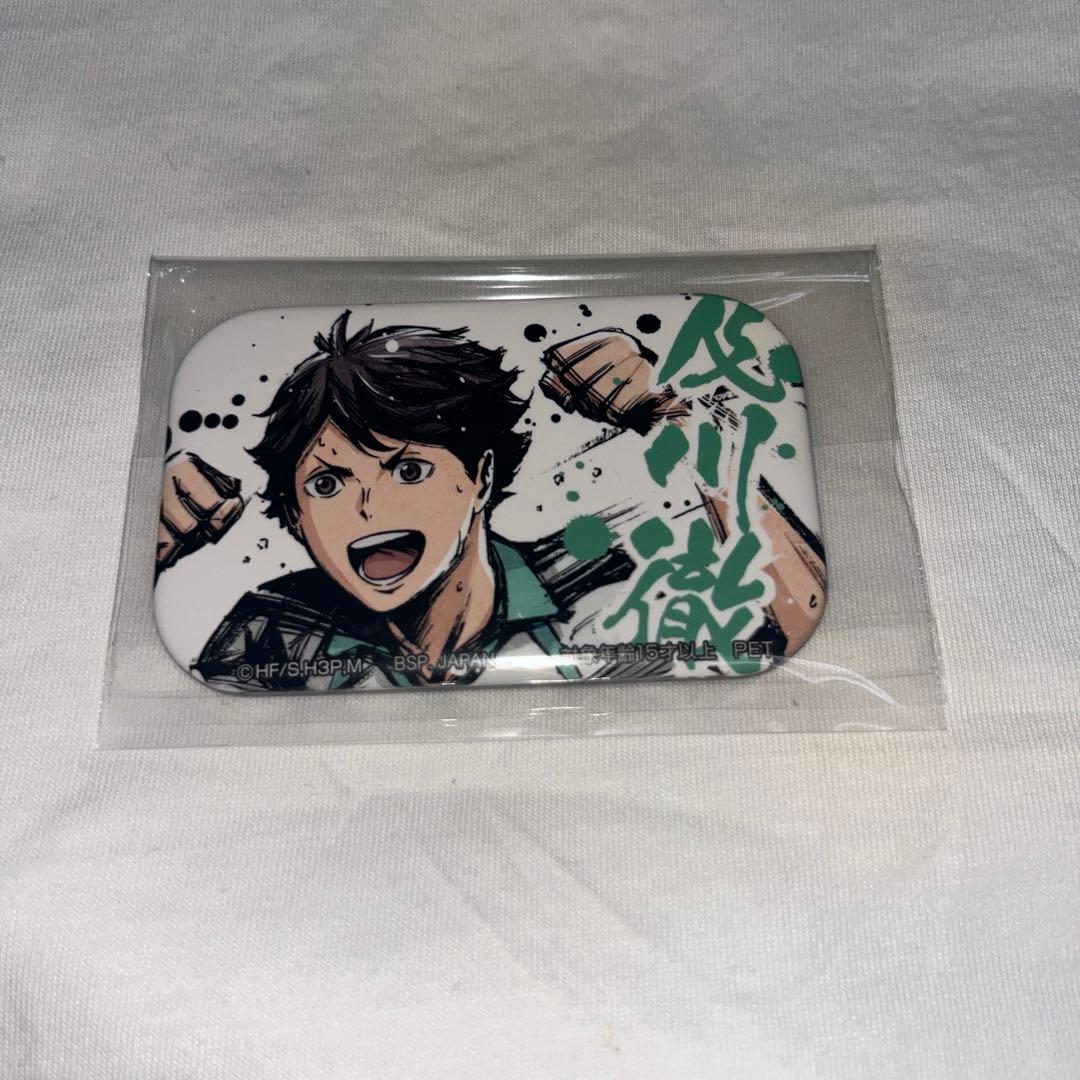 ハイキュー!! 及川徹 歓喜の鼓動 スクエア缶バッジ