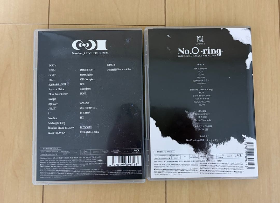 ナンバーアイ　No.O-ring- /LIVE TOUR 2024 DVD