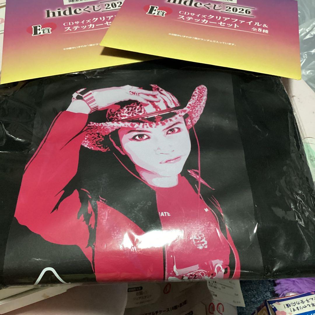 hide一番くじ　ラスト賞　TシャツとE賞2点セット