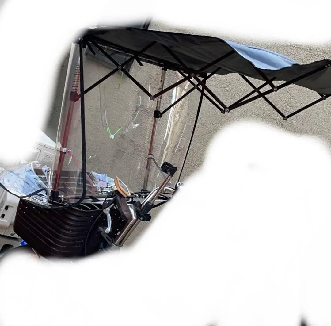自転車用雨避け屋根 自転車用雨具