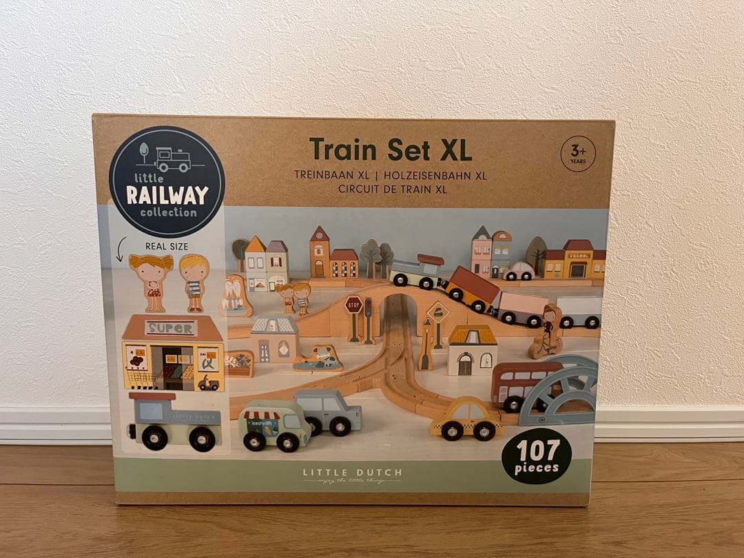 LITTLE DUTCH リトルダッチ　Train Set XL 107ピース
